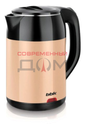 Чайник BBK EK1709P черный/бежевый